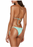 VIX Maillots de bain Aqua Scales Ripple Bas de bikini SEULEMENT taille L (6-8) 96 $ vert