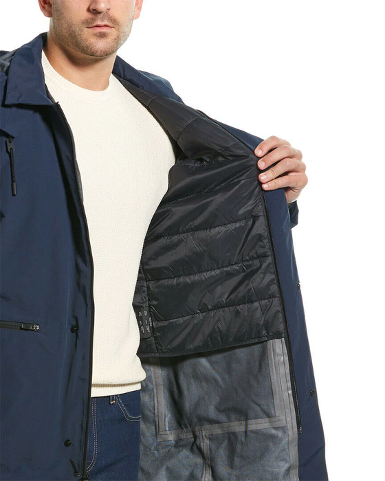 MARC NEW YORK Men's RAINCOAT Waterproof Jacket In Ink Size M $290