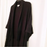 STATUS by CHENAULT Textured Cascade Front 3/4 sleeve Cardigan large in black $68