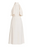 PRADA Wo Robe mi-longue drapée à col haut Ivoire 1765 $ IT taille 40 (DIRTY)