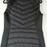 BERNARDO Neoprene Trim Channel Quilted Vest In Black Size S