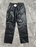 Laundry by Shelli Segal EUC Faux Leather Black Joggers Pants Size M black