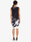 Phase Eight Della Layered Dress Navy/Ivory Size 8US 12UK $240