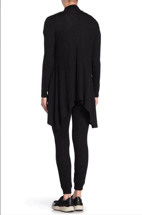 Love, Fire Women's Long Sleeve Knit Cardigan Black Small