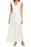 Donna Ricco New York Women's White Belted Bow Shoulder Lined V-Back Maxi Dress 4