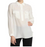 CLUB MONACO Safari Silk Long Sleeve Shirt  size XS in ivory