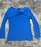 Halogen women's Twist Neck Fashion Knit Top Long Sleeve Blue Size M