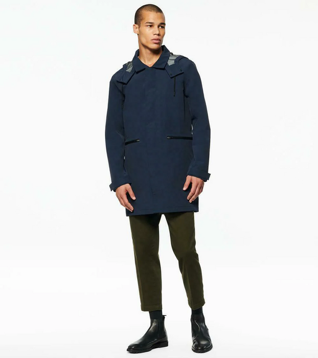 MARC NEW YORK Men's RAINCOAT Waterproof Jacket In Ink Size M $290