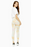 Topshop Women's Slim Fit Jogger Pants In White Yellow Pink Tie Dye Size 6 $48