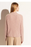 Vince $425 Women's Marled Raglan Rib Knit Pullover Sweater Pink Beet Root Size L