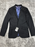 TOPMAN Black Skinny Fit Single Breasted Suit Blazer size 38R in black $170