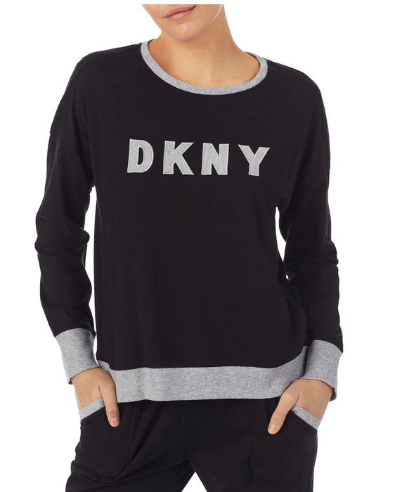 DKNY Logo Pajamas Long sleeve Top DKNY ( top only ) plus size 3X