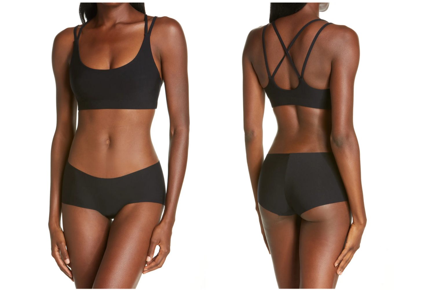 Commando Women's Butter Yoga Bralette Black Size S