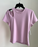 Nine West Cutout Shoulder Mauve Shadow Activewear T-Shirt Size M