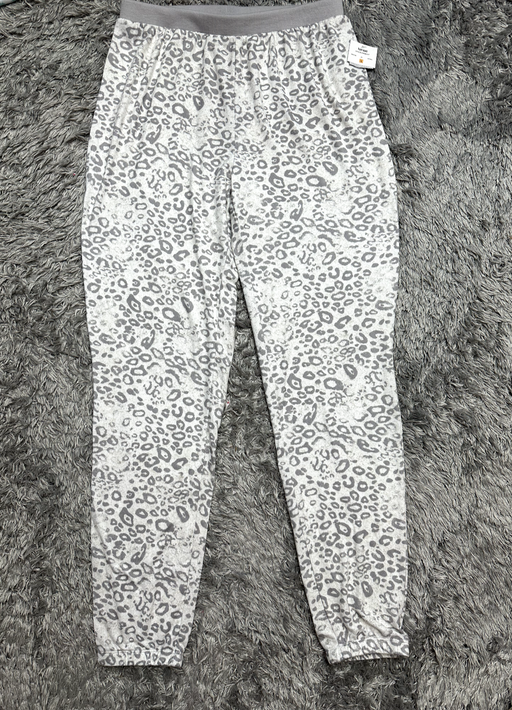 KENSIE Women Grey Leopard Soft Pajama Lounge Jogger Pants Size S (ONLY PANTS)