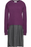 CARVEN 580$ Robe en laine superposée pour femme longueur genou Violet taille 4