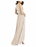Jenny Packham Bridesmaids Wrap Gown Sleeveless V-Neck Tulip Cameo Size 14 $249