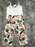 Cozy Rozy Camisole & pants 2-Piece Pyjama  in white tropical Size L
