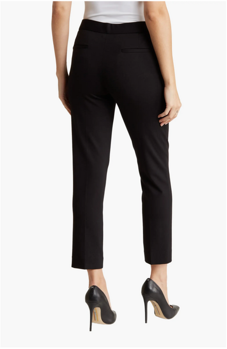 Amanda + Chelsea Womens Dress Career Pants Black Mid Rise Stretch SIZE 16 $110