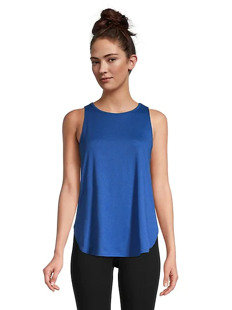 Ideology Women's Essentials Sweat Set Tank Top Grey Size L