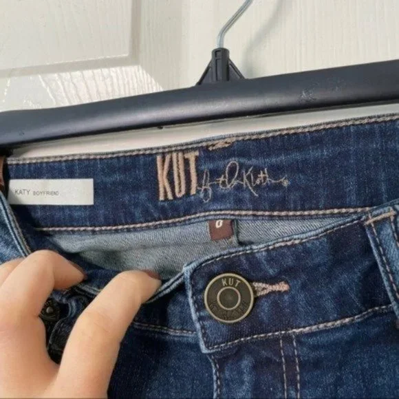 KUT FROM THE KLOTH women's  Katy Boyfriend Jeans blue size 0