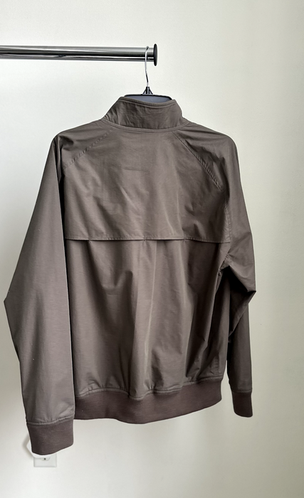 FRAME Mens Cotton-blend Harrington Jacket In Khaki size L