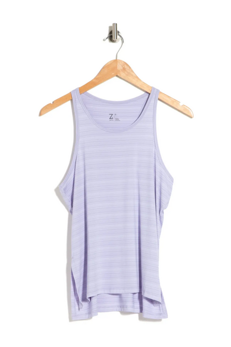 Z BY ZELLA Sakara Performance Tank Top In Purple Cosmic size M light purple