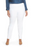 NIC+ZOE Pantalon confortable extensible en papier blanc grande taille 16W au détail 148 $