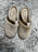 ISOTONER Microterry PillowStep Satin Cuff Clog Slippers for Women : Taupe 6.5-7
