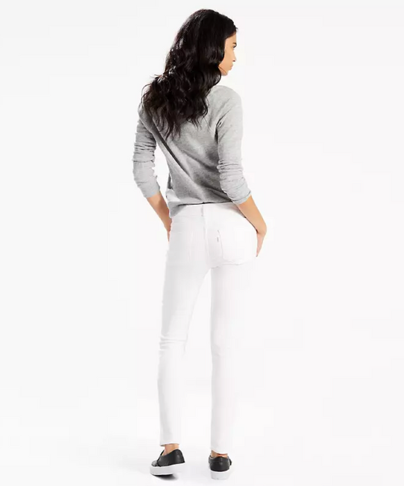 Levi's Women 711 Mid Rise Skinny Jeans 277610 Soft Clean White, 27 L30 4 Medium