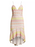 ALICE + OLIVIA $1298 Neon Amina All Over Embroidery Sweetheart Neck Dress 2 US