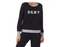 DKNY Logo Pyjamas Haut à manches longues DKNY (haut uniquement) plus la taille 3X