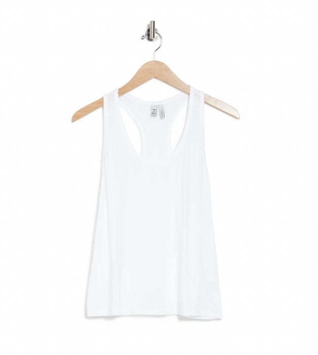 Z By Zella Serene Racerback Tank Top In White Size XS