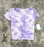 ABOUND  women's Tie Dye Button Front Top In Light/pastel Purple Size M