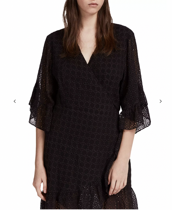 ALLSAINTS Marlow Ette Dress In Black Size 2