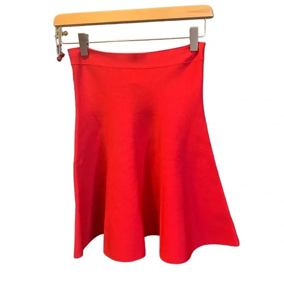 BCBGMAXAZRIA Women's Ingrid A-Line Skirt In Red Berry Size XXS $158