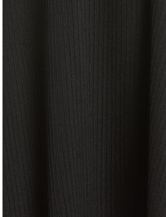 BP. Sleeveless Rib Scoop Neck Mini Tank Dress In Black Size S