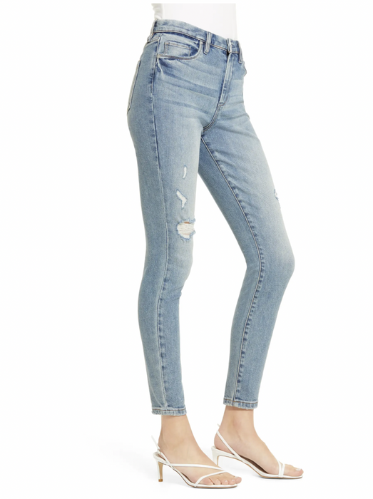 BlankNYC The Great Jones Ripped High-Rise Skinny Jeans Size 26