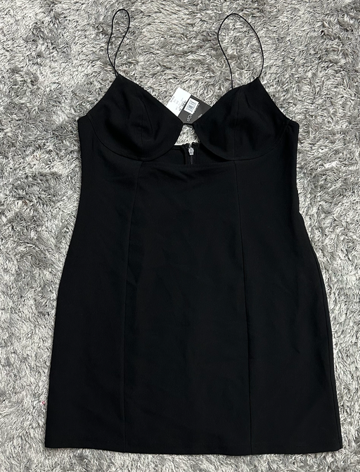 TOPSHOP women's Deconstructed Bralet Body-Con Minidress Black Size US 10 $75
