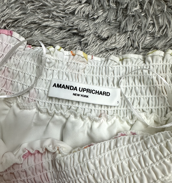 AMANDA UPRICHARD Women's Renata Floral Mini Skirt In Chesapeake size S $172