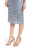 BARDOT Robe crayon sans manches en dentelle Gia pour femmes en bleu poussiéreux 159 $ taille 8 M