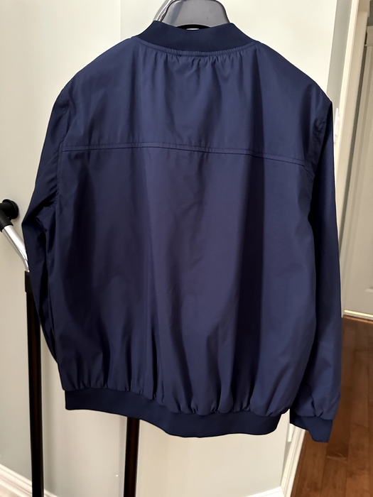 JB Workshop Los Angeles Nordstrom Men's Zip Up Light Jacket In Blue Size XL