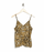 Abound Printed V-Neck Camisole Tan Leopard Brown Size XXS