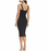 Dress The Population Women's Nicole Sleeveless Bodycon Midi Sheath Dress Size XL