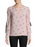 IVANKA TRUMP $143 Ruched Sleeve Printed Top Size XL in pink