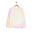 90 DEGREE BY REFLEX Sweat à capuche surdimensionné en tricot brossé en menthe et baie tie-dye taille M