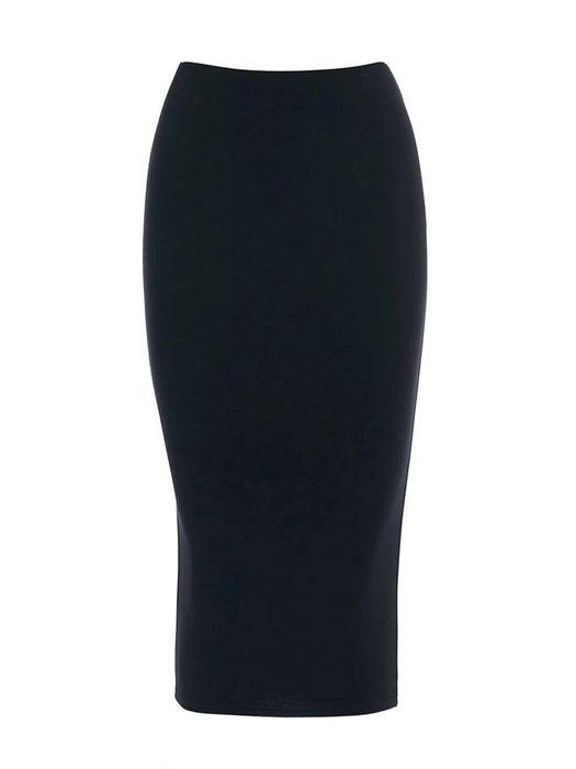 NAKED WARDROBE   The Nw Get Snatched Midi Skirt In Black size S