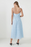 Bardot Broderie Flow Eyelet Sleeveless Dress In Light Blue Size XL/12 $148