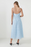 Robe sans manches à œillets Bardot Broderie Flow en bleu clair taille XL/12 148 $