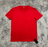 Emporio Armani men's  soft cotton V neck underwear T-shirt size L in red